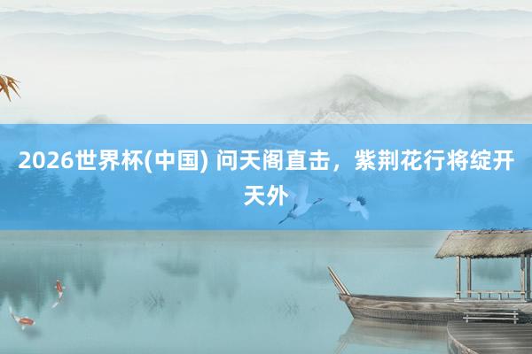 2026世界杯(中国) 问天阁直击，紫荆花行将绽开天外