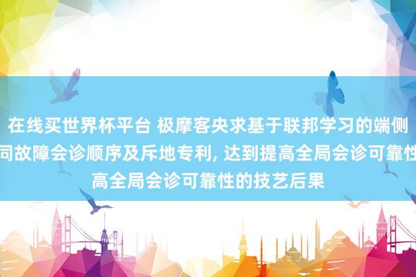 在线买世界杯平台 极摩客央求基于联邦学习的端侧AI智能体协同故障会诊顺序及斥地专利, 达到提高全局会诊可靠性的技艺后果